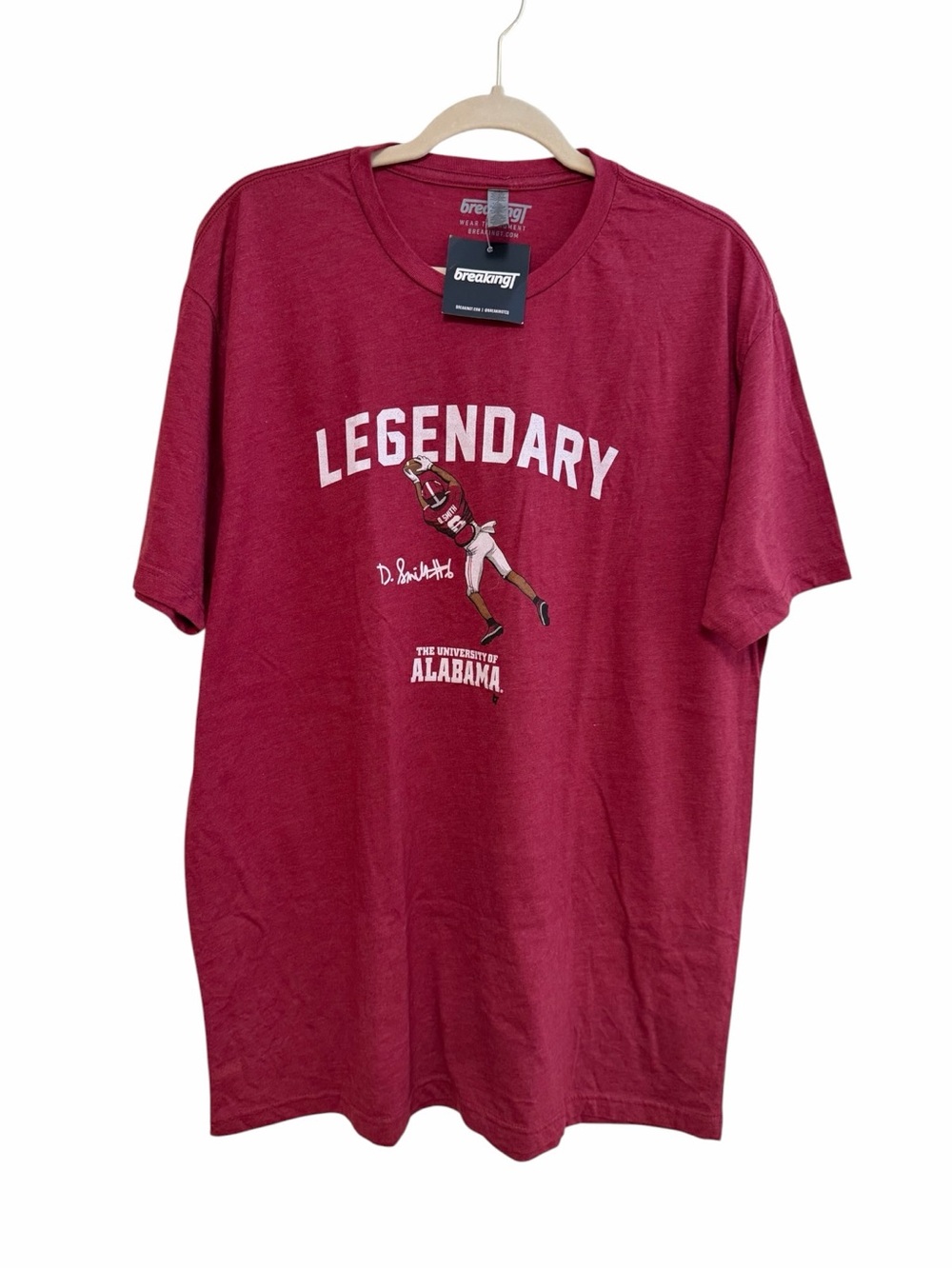 Devonta Smith ‘Legendary' University of Alabama Crimson T-Shirt